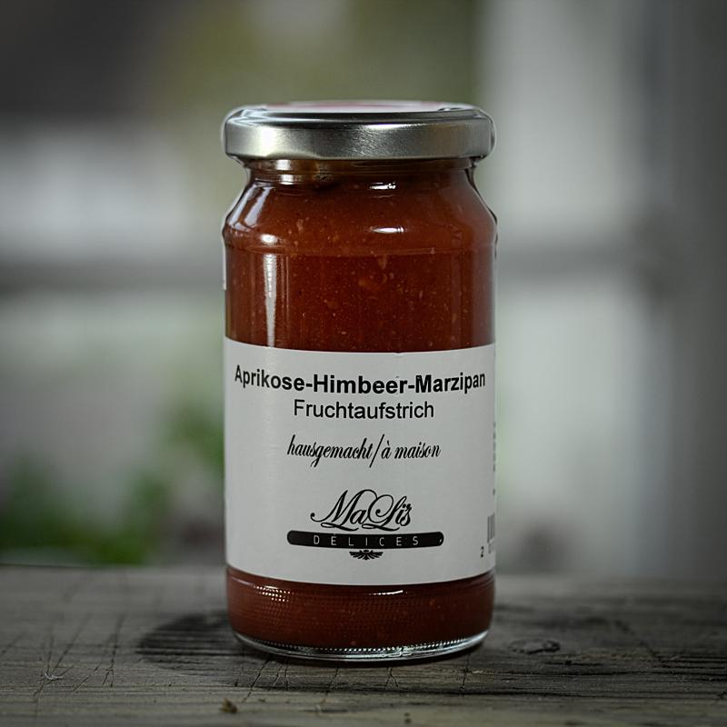 Aprikose - Himbeer - Marzipan Fruchtaufstrich