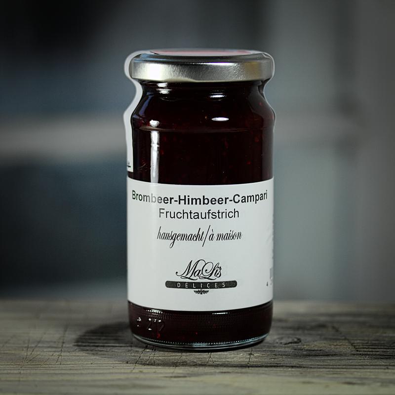 Brombeer - Himbeer- Campari Fruchtaufstrich 