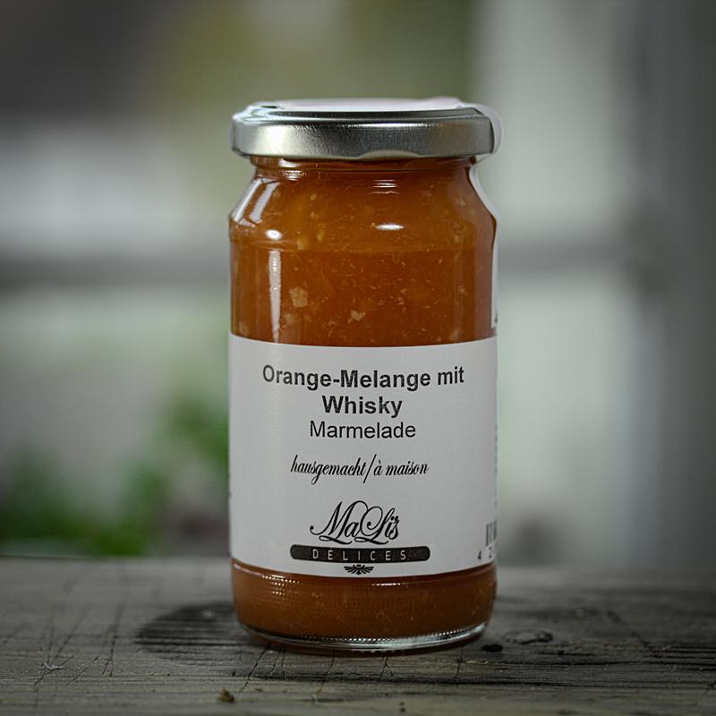 Orange - Mélange mit Whiskey Marmelade