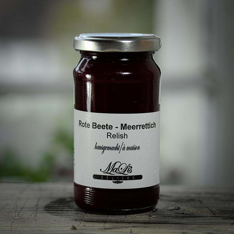 Rote Beete mit Meerrettich Relish